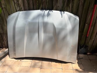 2016 Chevy Silverado Silver 1500 Hood with Hardware
