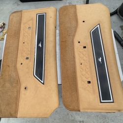 MUSTANG II DOOR PANELS 1(contact info removed) 1(contact info removed) 1978  MUSTANG Tan