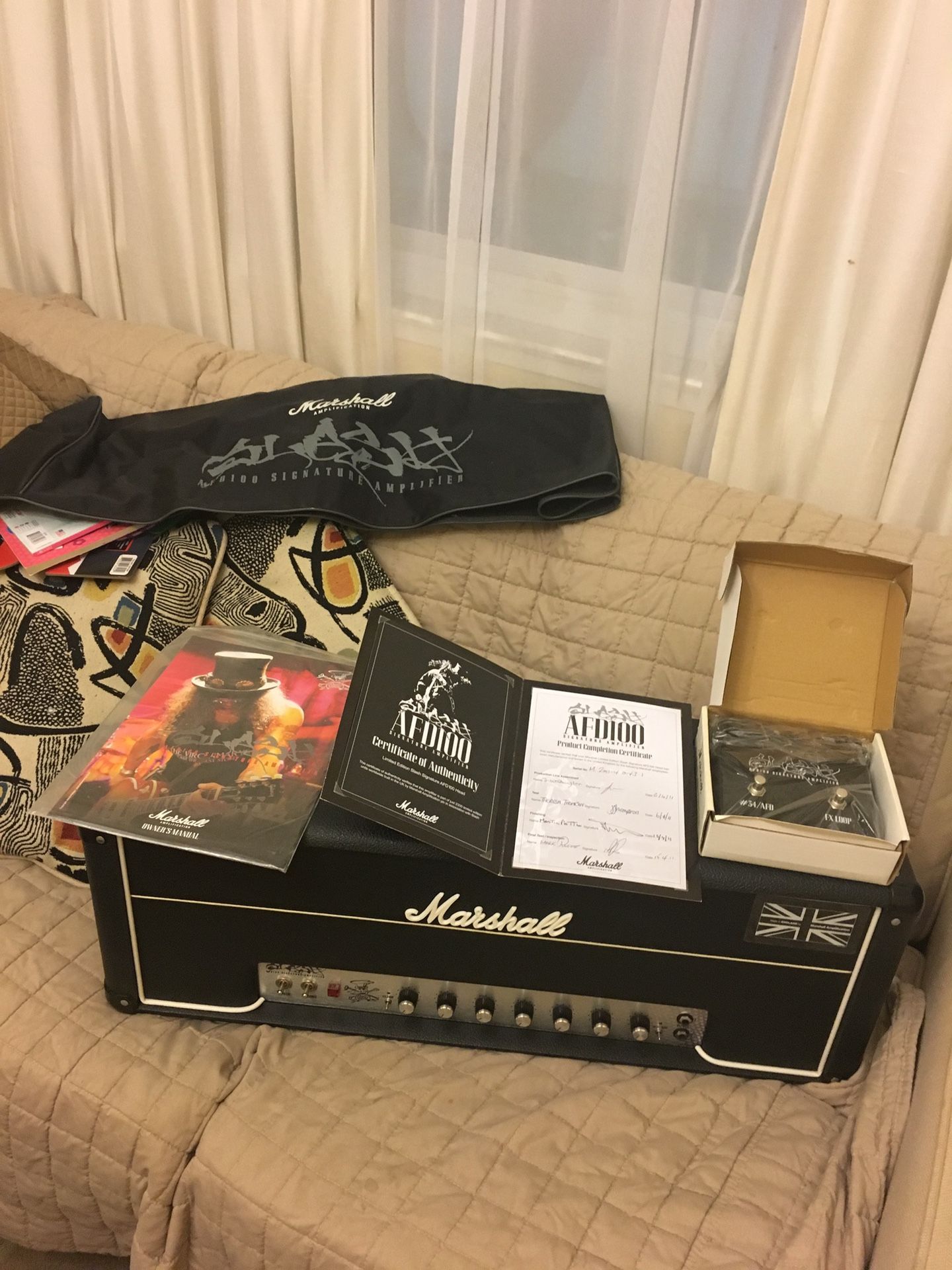 Marshall AFD100 Slash signature amp