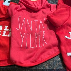 Set Of 3 Large Dog Hoodies