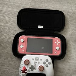 Nintendo Switch Lite With Case And Controller 