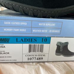 Khombu Ladies Boots Size 10