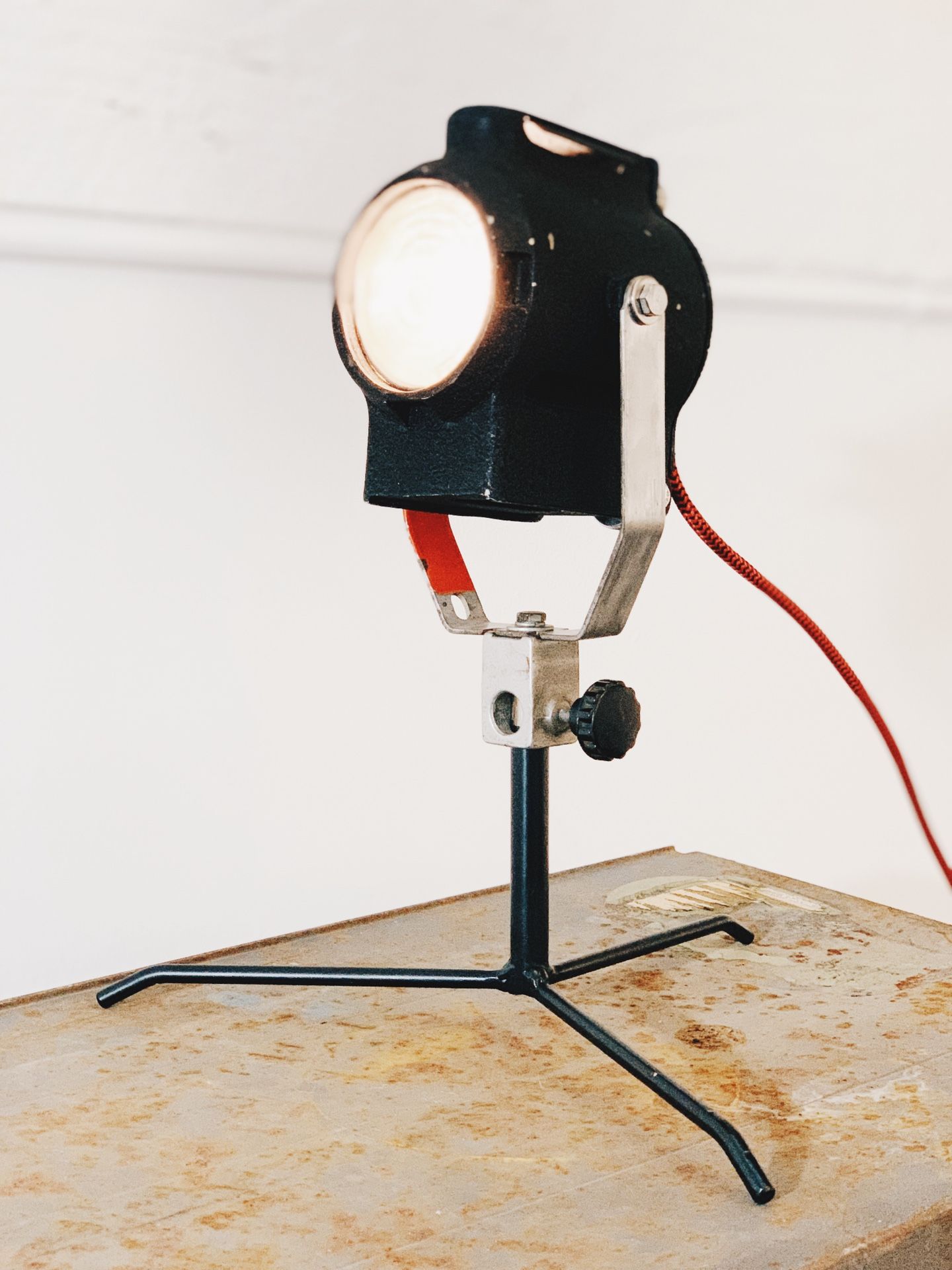 Vintage stage lamp/ desk lamp/ shelf lamp