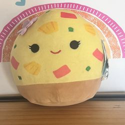 SQUISHMALLOW 8 INCH - NEW - SAKU THE HAWAIIAN PIZZA 