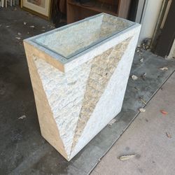 Stone End Table