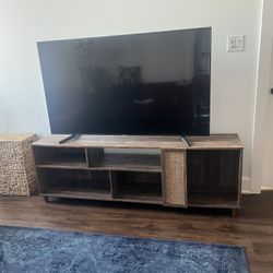 71” Brown wooden TV Stand