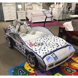 Race Car Design Twin Size Bed Frame  // Mattress Sold Separately 