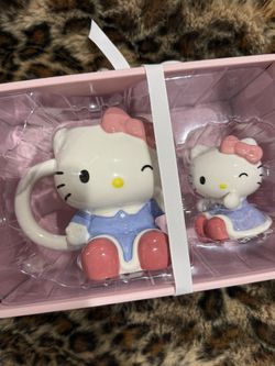 Hello Kitty Mug And Ceramic Set