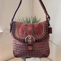 COACH Vintage  Soho Signature Hobo Shoulder Bag G0769-F11405