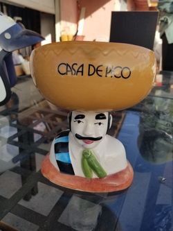 Mexican ceramic candy holder