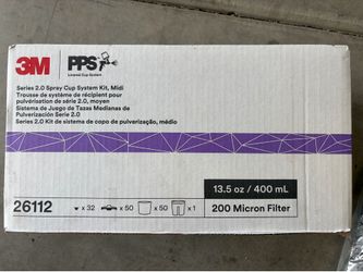 3M PPS 2.0 Spray Cup Midi Lids Only