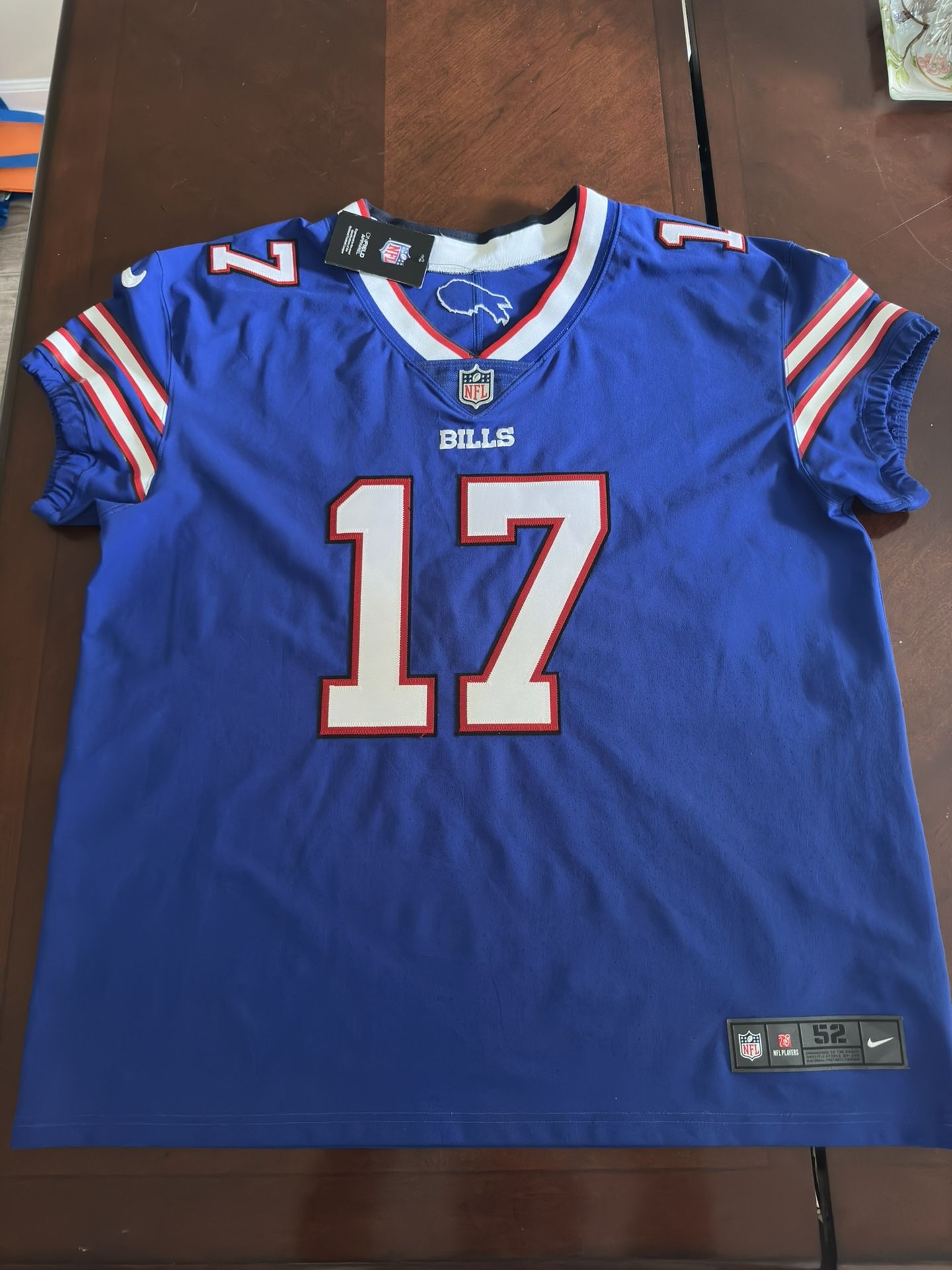 Josh Allen Buffalo Bills Nike Elite Home Jersey Size 52