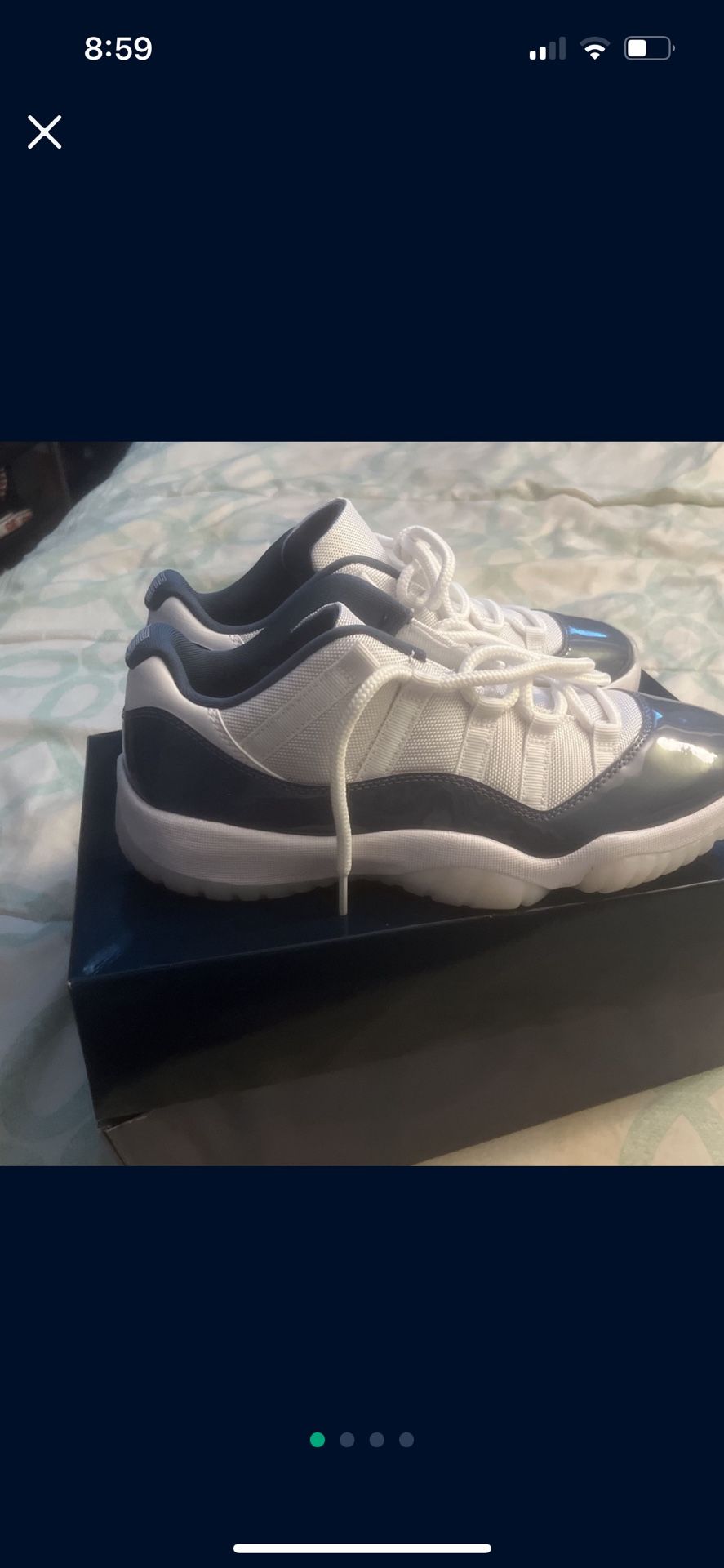 Blue Retro 11s Jordans