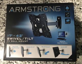 Armstrong 17”-42” Swivel and Tilt TV Wall Mount BRAND NEW!