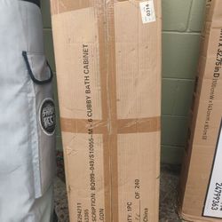 🌟BATHROOM CABINET  6 CUBBY WHITE🌟