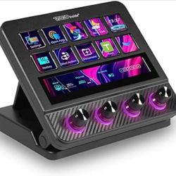 New Macro Pad, Streaming Deck Stream Controller Soundboard Keypad, Programmable Keys USB Shortcut Keyboard for Gamer Streamer, Audio Mixer for OBS, Yo