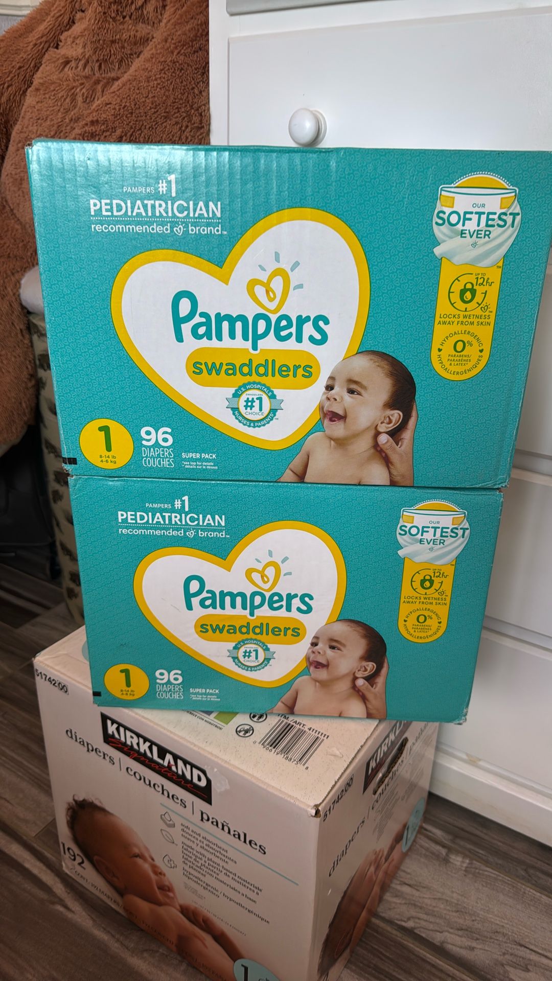 Pampers 2 Box Of 96 Each
