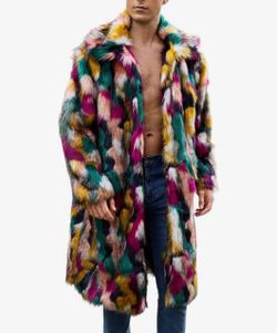 Colorful Fur Coat (Large)