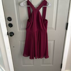 Maroon Medium Lulus Dress