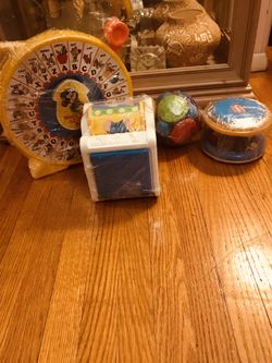 Infant-Toddler Toys, Playskool small activity wheels, vibrating music ball, pop up rabbit and Mickey Mouse See n’ Say