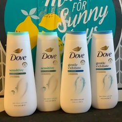4-Dove Body Wash 20oz All For $20
