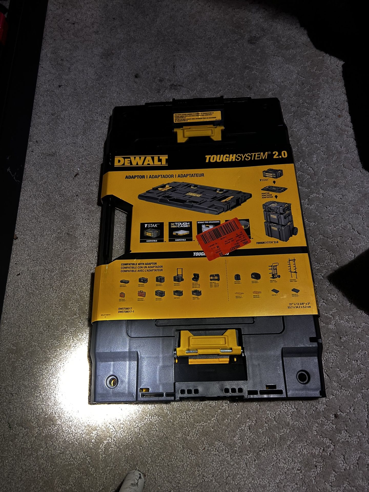 BRAND NEW DEWALT-Adaptor Plate for TOUGHSYSTEM 2.0