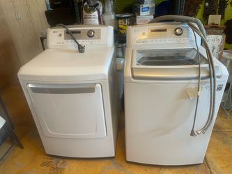 LG electric washer and dryer