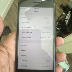 iPhone SE 64gb Verizon Wireless - Great Condition - 50$ 