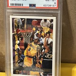 1997 TOPPS KOBE BRYANT PSA 8 LA LAKERS NM