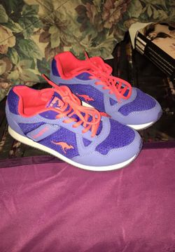 Pink and purple kangaroos