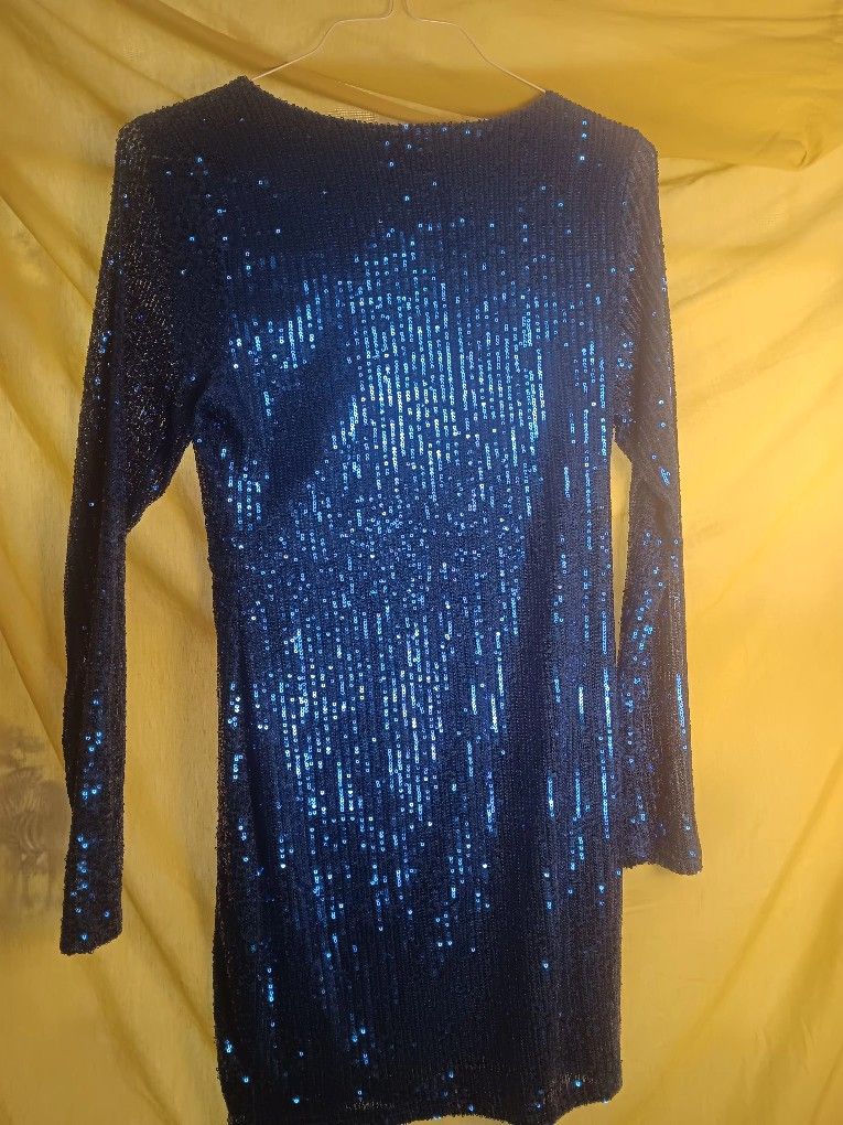 Beautiful Drees Like New Used One Time Royal Blue