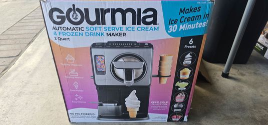 Open box brand new gourmet automatic soft serve ice cream maker