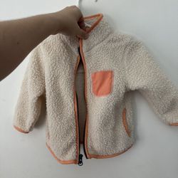 Cat And Jack Toddler Sherpa Jacket Sweater 12 Months 