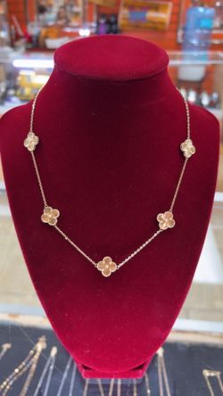 14k Clover Necklace