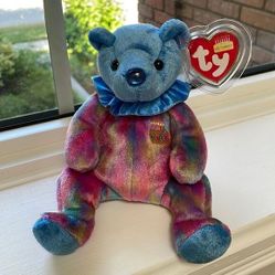 September the Birthday Bear 2001 Ty Beanie Baby in Mint Condition with all tags 