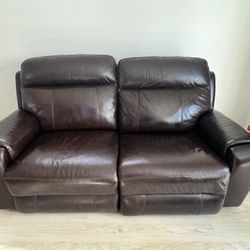 Couch Recliners -Leather 