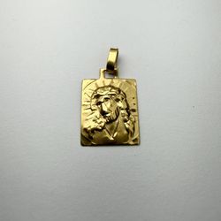 18K Gold Jesus Pendant (Small) – 0.78g – Pickup Only