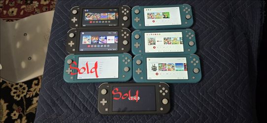 Nintendo switch lite $90 each or $620 for all