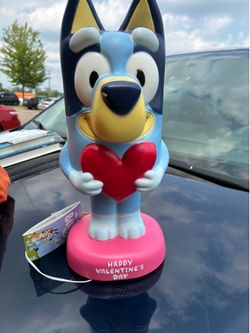 Bluey light up Valentine’s Day blowmold