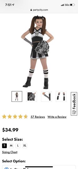 Halloween 🎃 costume for girl cheerleader