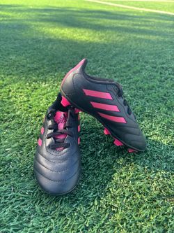 Adidas Kids Soccer Cleats Black Pink 11C