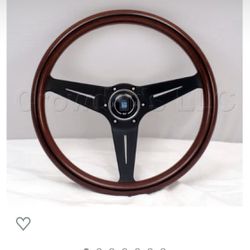 Nardi Wood Grain Steering Wheel Brand New
