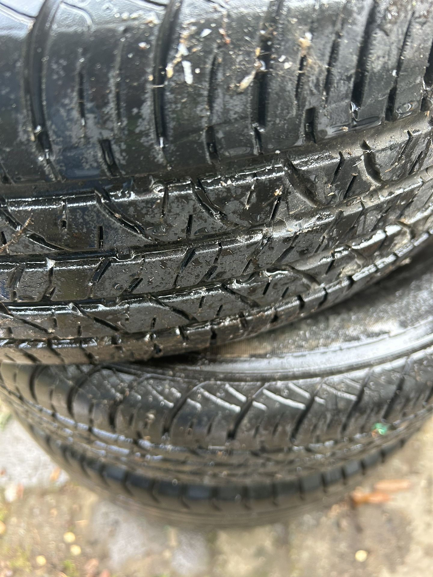 rims with tires, 195/60R15