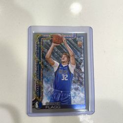 Cooper Flagg Rookie Holiday Silver Glitter
