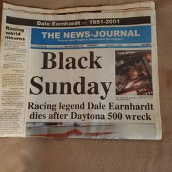 Black Sunday Dale Earnhardt Death