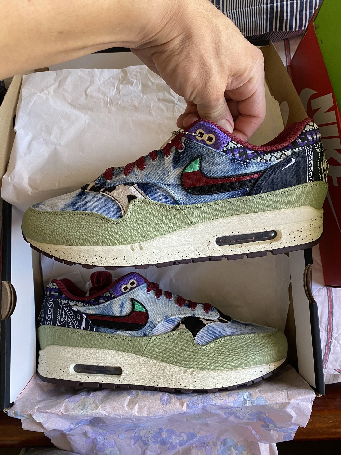 Nike Air Max 1 Concepts Mellow Size 11.5 Brand New