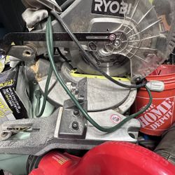 RYOBI -Compound Miter Saw with LED Cutline Indicator