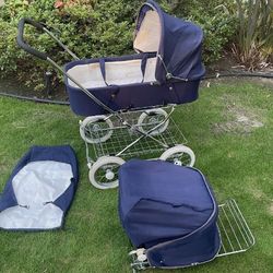 Swedish Vintage Basinet stroller 