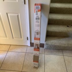 White Retractable Baby Gate New Never Used
