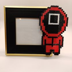 SquidGame Perler Picture Frame